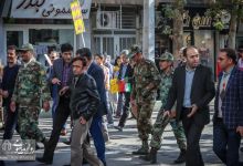 حضور دانشگاهیان دانشگاه صنعتی شاهرود در راهپیمایی یوم الله 13 آبان 